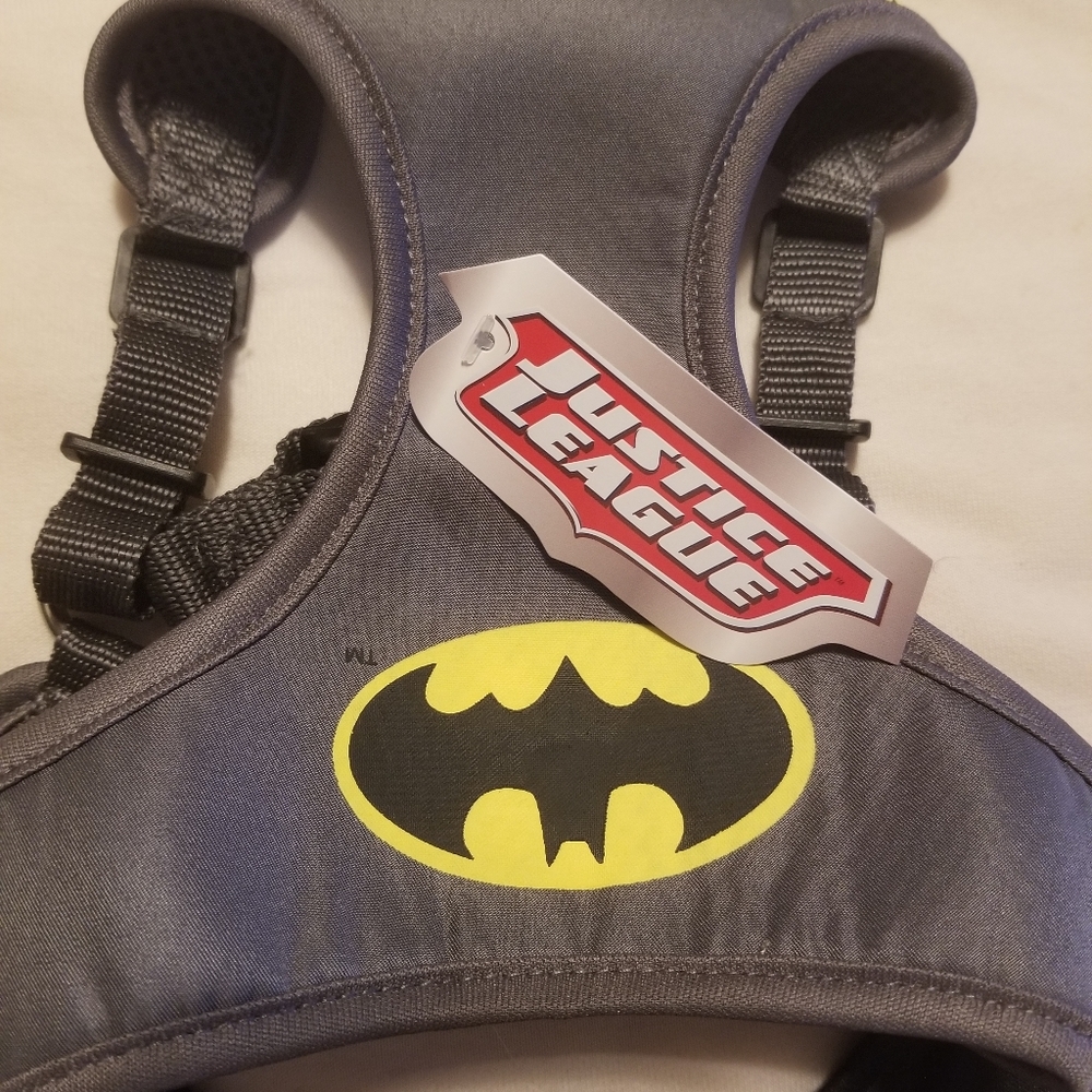 Batman dog harness
